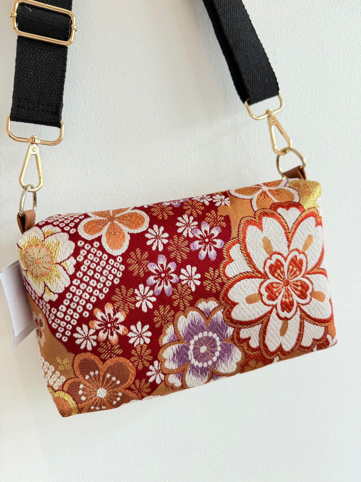 Obi shoulder bag (Kimono Upcycle ) 22