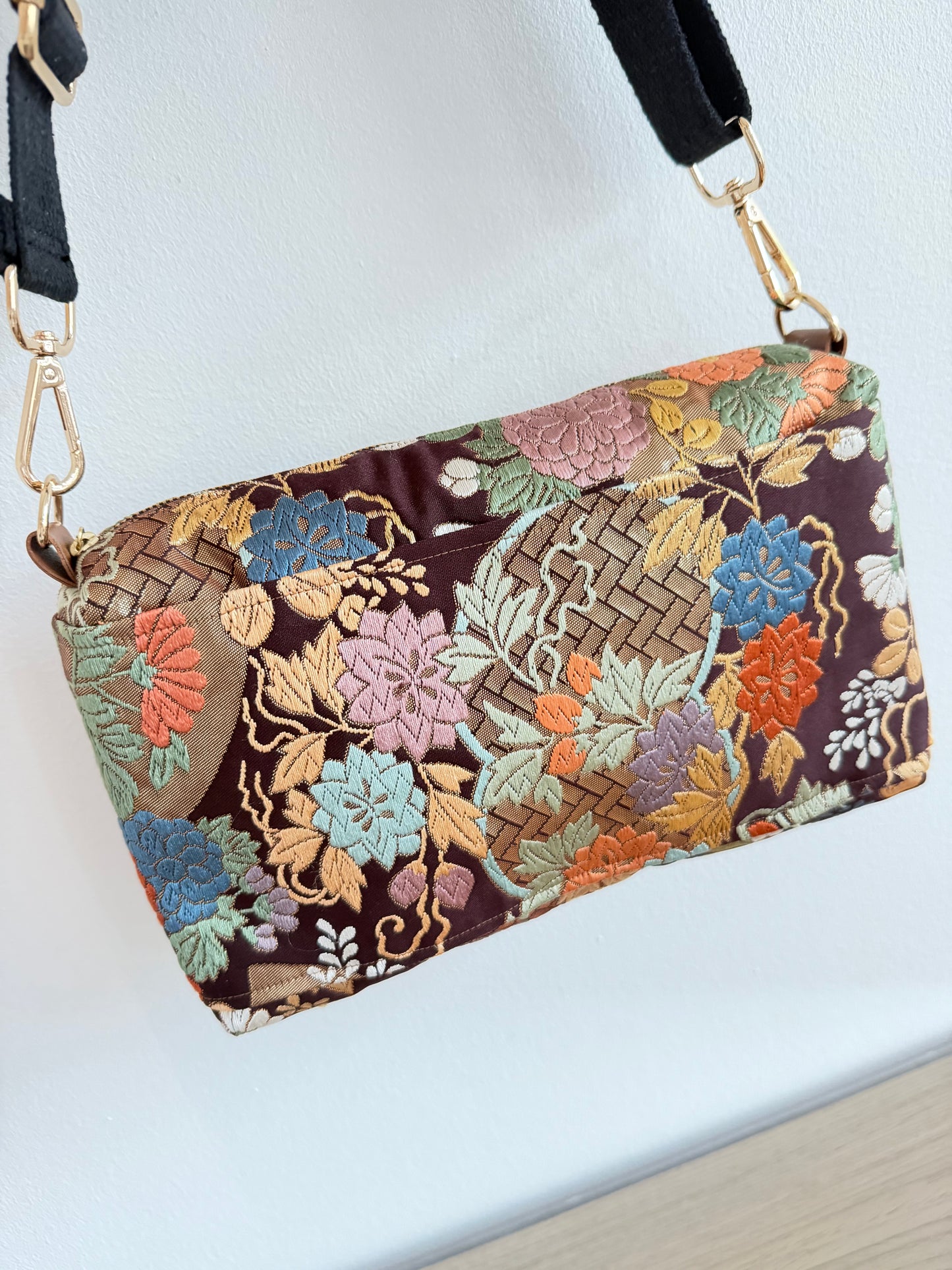 Obi shoulder bag (Kimono Upcycle ) 24)