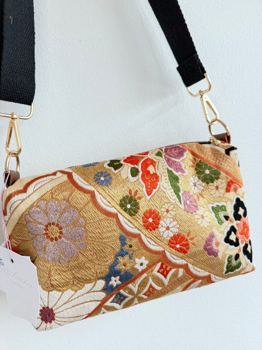 Obi shoulder bag (Kimono Upcycle ) 23 )