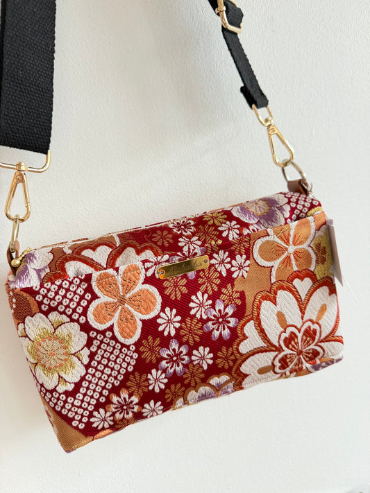 Obi shoulder bag (Kimono Upcycle ) 22